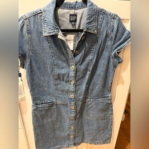 Gap jean mini dress , NWT sz MP